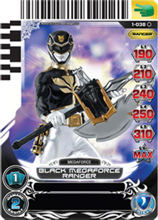 Black Megaforce Ranger 038